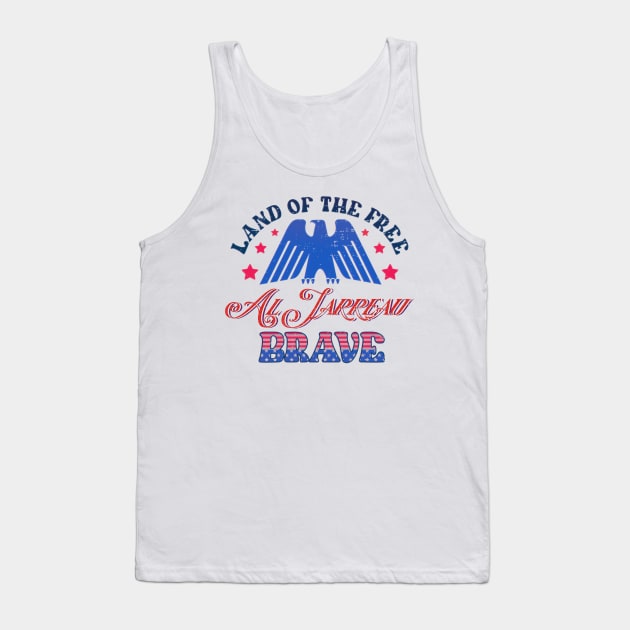 BRAVE AL JARREAU - LAND OF THE FREE Tank Top by RangerScots